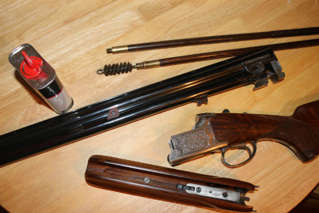 Breaking down a gun