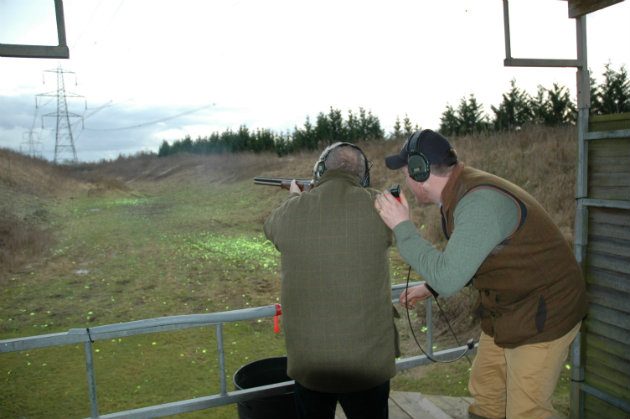 clay pigeon shooting lesson