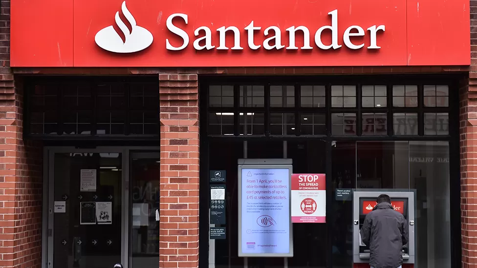 Santander UK fined £108m over money laundering failings