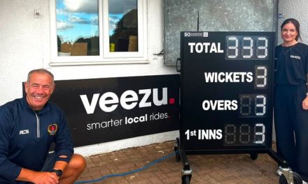 Veezu donation to cricket club after vandals destroyed scoreboard