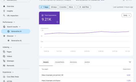 Google Search Console AI performance reports and Search generative AI control rolling out globally