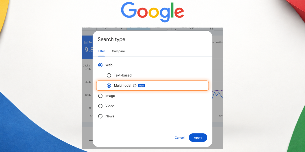 Google Search Console Adds Multimodal Filter For Image-Based Searches via @sejournal, @MattGSouthern